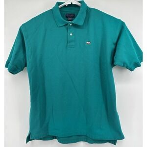 Britches Great Outdoors Cotton Short Sleeve Polo Shirt Green Men's XL